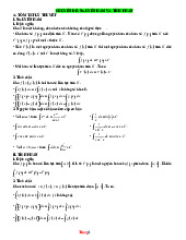Chuyên Đề Nguyên Hàm Tích Phân Ôn Thi Tốt Nghiệp THPT 2025 Giải Chi Tiết