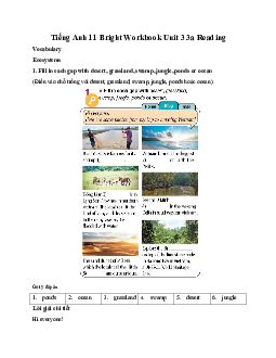 Giải Tiếng Anh 11 Workbook Unit 3 3a Reading | Bright