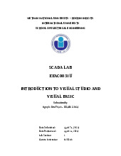 Introduction to Visual Studio and Visual basic | Bài báo cáo học phần Scada Lab | Trường Đại học Quốc tế, Đại học Quốc gia Thành phố Hồ Chí Minh