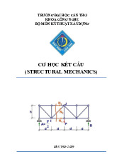 Giáo Trình Cơ Học Kết Cấu năm 2019 | Môn Cơ học kết cấu - Đại học Cần Thơ