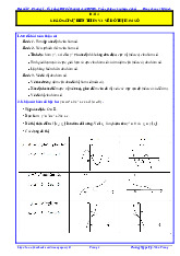 Trắc nghiệm và tự luận chủ đề khảo sát sự biến thiên và vẽ đồ thị hàm số