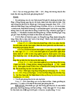 Tại sao trong giai đoạn 1939 – 1941, Đảng chủ trương chuyển đấu tranh dân chủ sang đấu tranh giải phóng dân tộc?