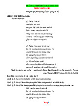 Đề Ôn Tập Học Kỳ 1 Ngữ Văn 12 Kết Nối Tri Thức 2025-2026 Có Đáp Án