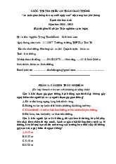 Bài thi an toàn giao thông cấp THPT