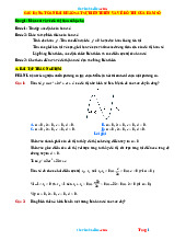 Các Dạng Toán Bài Khảo Sát Sự Biến Thiên Và Vẽ Đồ Thi Của Hàm Số Lớp 12 Giải Chi Tiết