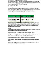 Các mẫu bài tập kế toán quản trị và hướng dẫn giải chi tiết