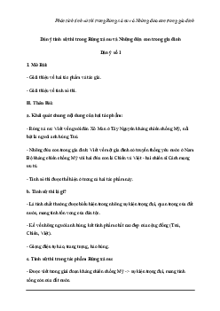 Phân tích tính sử thi trong Rừng xà nu và Những đứa con trong gia đình | Văn mẫu lớp 12