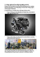 Lý thuyết môn Công nghệ sản xuất và lắp ráp ô tô | Trường Đại học Nam Cần Thơ