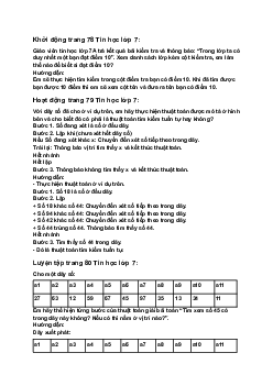 Giải SGK Tin học 7 Bài 1: Tìm kiếm tuần tự| Cánh diều