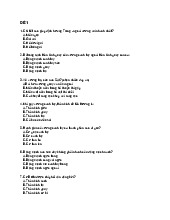 Đề cương trắc nghiệm ôn tập môn Giải phẫu  | Trường Đại học Y Dược, Đại học Quốc gia Hà Nội