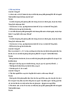 Giải sách giáo khoa môn Lịch Sử lớp 6 Bài 14: Chính sách cai trị của các triều đại phong kiến phương Bắc | Cánh diều
