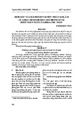 Tạp chí khoa học - Dự đoán và giải thích nguyên nhân sai lầm của học sinh khi học chủ đề phân số dưới ngôn ngữ của Didactic Toán