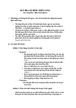 Tài liệu ôn tập Hoạch định chiến lược của học phần Quản trị chiến lược | Đại học Thăng Long