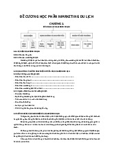 Đề cương Marketing du lịch | Đại học Thương Mại