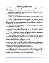 Đề cương môn lịch sử đảng- Trường Đại học bách khoa - Đại học đà nẵng.