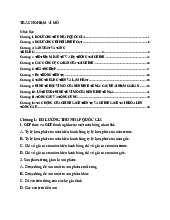 TOP Câu hỏi trắc nghiệm Môn Kinh tế vĩ mô | Đại học Kinh Tế Quốc Dân