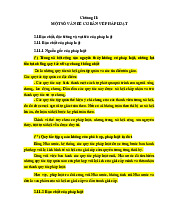 Chương 2 : Một số vấn đề cơ bản về pháp luật | Trường Đại học Luật, Đại học Huế