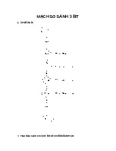 So sánh mạch cộng 3 bit| Môn Thực tập cơ bản| Trường Đại học Bách Khoa Hà Nội