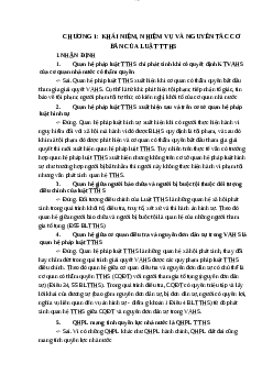 Bài tập tố tụng hình sự ( có đáp án )