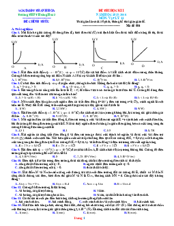Đề thi học kì 1 Lý 11 Trường Hoằng Hóa 3-Thanh Hóa 2017-2018 (Có đáp án)