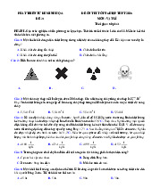 Đề thi thử tốt nghiệp THPT 2025 môn Vật lí bám sát đề minh họa - Đề 31