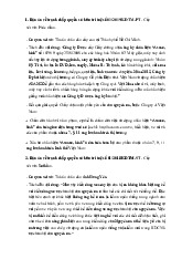 Bản án về tranh chấp quyền sở hữu trí tuệ - Kháng nghị HSQST 01/2019-2020 môn Luật kinh tế | Trường đại học Mở Hà Nội