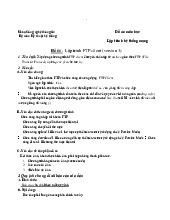 Do an - FTP client (version 3) | Đại học Xây Dựng Hà Nội