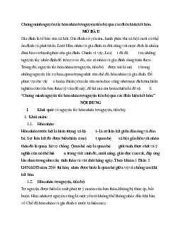Chứng minh nguyên tắc hôn nhân tự nguyện tiến bộ qua các điều kiện kết hôn học phần Xã hội học pháp luật
