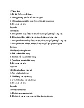 Câu hỏi trắc nghiệm ôn tập - Chiến lược cạnh tranh trong quản lý thông tin môn Hệ thống thông tin quản lý | Học viện Ngân hàng