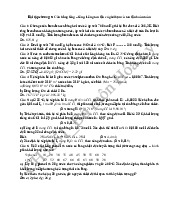 Bài tập chương 5: Cân bằng lỏng – lỏng. Lỏng tan lẫn có giới hạn và tan lẫn hoàn toàn | Bài tập môn Hóa lý | Đại học Bách khoa hà nội