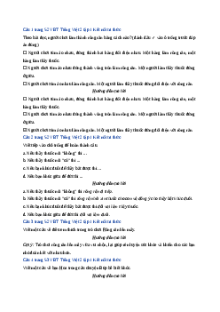 Giải VBT môn Tiếng việt 2 - Bài 23: Rồng rắn lên mây | Kết nối tri thức