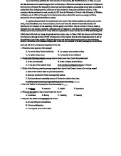 Revision for First Term Test on Joyce Carol Oates and O. Henry