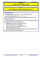 Các dạng bài tập môn Toán 9 Chân Trời Sáng Tạo