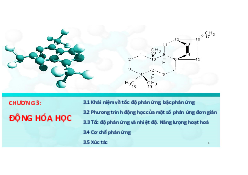 Bài giảng Chương 3 - Hóa Đại cương 2 | Trường Đại học Khoa học Tự nhiên, Đại học Quốc gia HCM