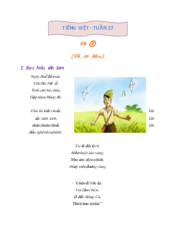 Giải Bài tập cuối tuần lớp 4 môn Tiếng Việt Kết nối tri thức - Tuần 27 (Nâng cao)
