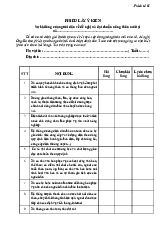 Sự hài lòng của người dân về đề nghị xã đạt chuẩn nông thôn môn Quản lý môi trường  | Học viện Nông nghiệp Việt Nam