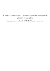 Đề cương môn Marketing- Trường đại học kinh tế - tài chính thành phố hồ chí minh