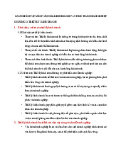 Câu hỏi ôn tập Chương 2: Triết lý kinh doanh môn Văn hóa kinh doanh | Đại học Kinh tế Quốc Dân