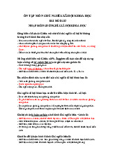 ÔN TẬP MÔN CHỦ NGHĨA XÃ HỘI KHOA HỌC - TRẮC NGHIỆM. Môn Chủ nghĩa xã hội khoa học | Đại học Công nghệ Thành phố Hồ Chí Minh