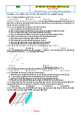 Bộ 10 Đề Luyện Thi Tốt Nghiệp THPT 2025 Môn Vật Lí 2025 Có Đáp Án