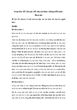 Kể chuyện về một ước mơ đẹp của em hoặc của bạn bè, người thân | Tập làm văn 4