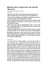 Mẫu dàn ý bài Vợ nhặt chọn lọc hay nhất Văn mẫu lớp 12