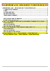 Chuyên đề 6: Lực, tổng hợp lực và phân tích lực | Lý thuyết vật lý đại cương | Trường Đại học khoa học Tự nhiên