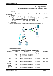 Bài Thực hành số 2 - Mạng máy tính | Trường Đại học Khoa học Tự nhiên, Đại học Quốc gia HCM