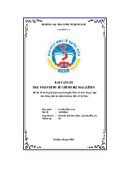 Bài tập lớn - Quy luật lưu thông tiền tệ| Đại học Kinh Tế Quốc Dân