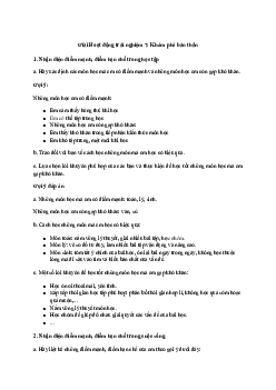 Giải Hoạt động trải nghiệm 7: Khám phá bản thân | Cánh diều
