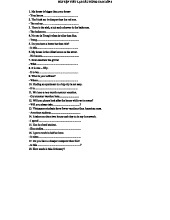 BÀI TẬP VIẾT LẠI CÂU NÂNG CAO LỚP 6 - CHUYÊN ĐỀ TỰ LUẬN