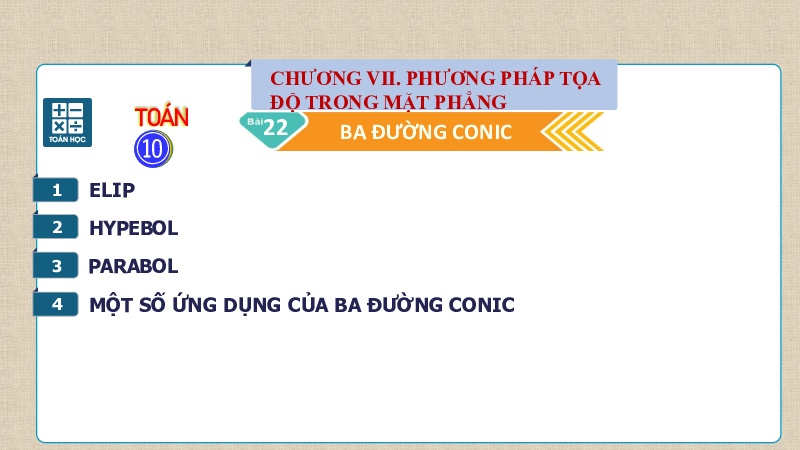 Giáo án Powerpoint bài 22 Ba đường conic sách Kết nối tri thức-Phần 2