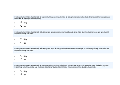 Câu hỏi trắc nghiệm kế toán  -Nguyên lý kế toán | Đại học Kinh Tế Quốc Dân