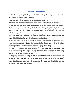 Kể chuyện Mây đen và mây trắng | Tiếng việt 1 Cánh Diều